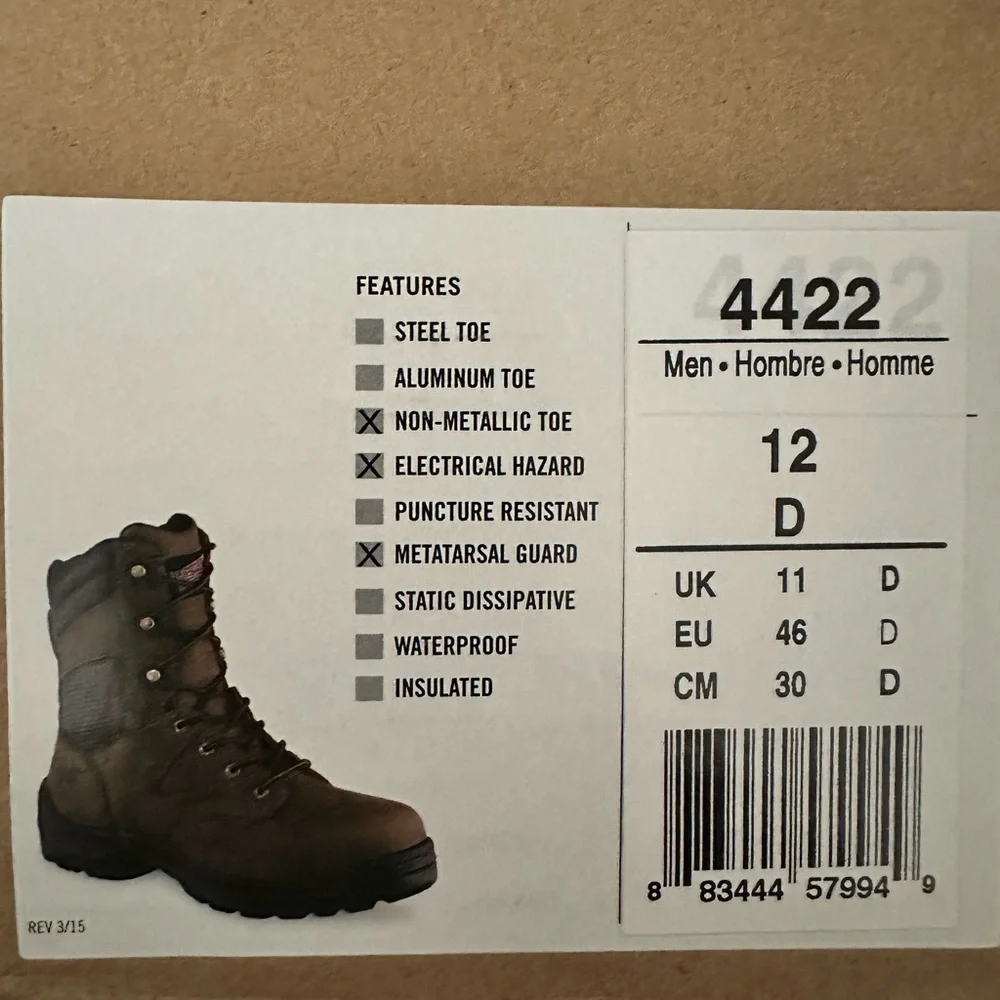 Red Wing Shoes Brown and Black Men's Work Boots
